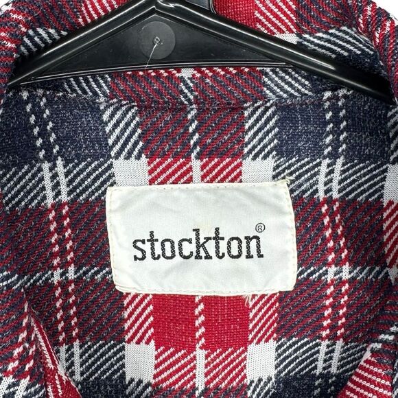 |VTG| STOCKTON Plaid Button Down Jacket - Picture 5 of 5